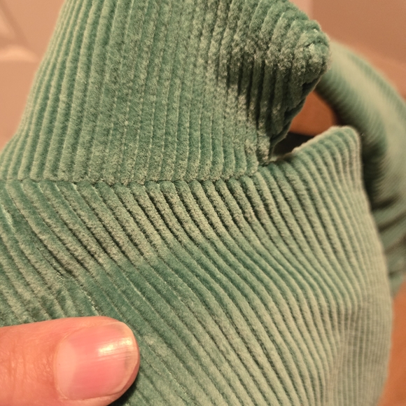 Sezane Teal Corduroy Blazer - Picture 3 of 4